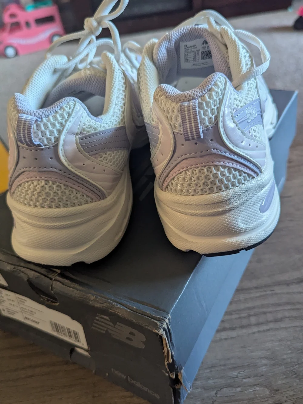 New Balance 530 White & Light Lavender Women's Sneakers